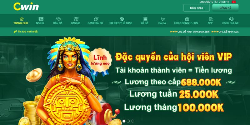 Những lợi ích vượt trội chỉ có tại cwin