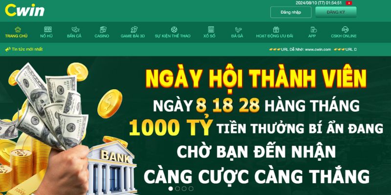 Thủ tục đăng ký tài khoản tại cwin với 2 phút